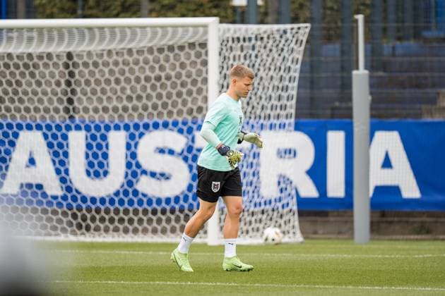 SOCCER - UEFA EURO, EM, Europameisterschaft,Fussball 2024 BERLIN,GERMANY,19.JUN.24 - SOCCER -UEFA EURO 2024, OEFB, Oesterreichischer Fussball-Bund, training. Image shows Patrick Pentz (AUT).  GEPAxpictures xJohannesxFriedl