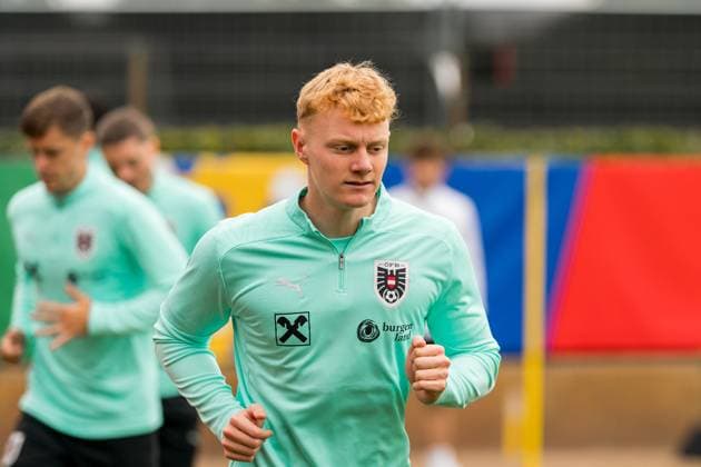 SOCCER - UEFA EURO, EM, Europameisterschaft,Fussball 2024 BERLIN,GERMANY,19.JUN.24 - SOCCER -UEFA EURO 2024, OEFB, Oesterreichischer Fussball-Bund, training. Image shows Nicolas Seiwald (AUT).  GEPAxpictures xJohannesxFriedl