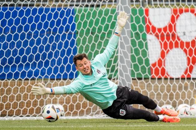 SOCCER - UEFA EURO, EM, Europameisterschaft,Fussball 2024 BERLIN,GERMANY,19.JUN.24 - SOCCER -UEFA EURO 2024, OEFB, Oesterreichischer Fussball-Bund, training. Image shows Heinz Lindner (AUT).  GEPAxpictures xJohannesxFriedl