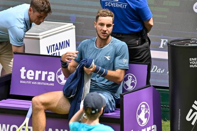 Jan Lennard Struff GER 19 06 2024 Tennis Terra Wortmann Open, ATP World Tour 500, , OWL ARENA, Halle Westfalen , NRW Germany Copyright: xpepphotox xPeterxEppingerx pep00321, pep_20240619_hm