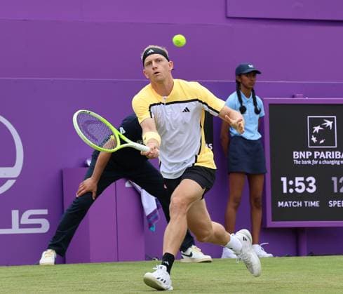 TENNIS - ATP, Tennis Herren Queen s Club Championships 2024 LONDON,ENGLAND,20.JUN.24 - TENNIS - ATP World Tour, Queen s Club Championships. Image shows Alejandor Davidovich Fokina (ESP).  GEPAxpictures xAlanxGrieves