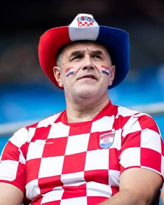 UEFA EURO 2024 Albania Croatia 19 06 2024 Croatian fan, Croatia UEFA EURO 2024 Albania Croatia Volksparkstadion, Hamburg 19 06 2024 Copyright: xBEAUTIFULxSPORTS Buriakovx