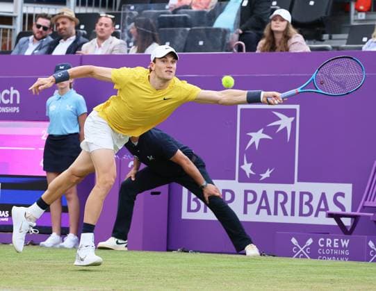 TENNIS - ATP, Tennis Herren Queen s Club Championships 2024 LONDON,ENGLAND,20.JUN.24 - TENNIS - ATP World Tour, Queen s Club Championships. Image shows Jack Draper (GBR).  GEPAxpictures xAlanxGrieves