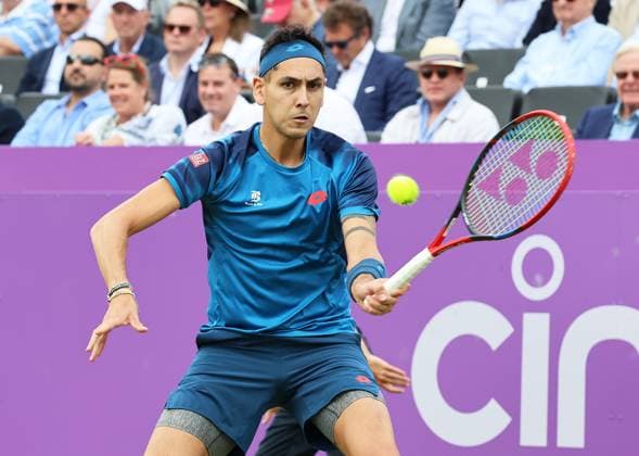 TENNIS - ATP, Tennis Herren Queen s Club Championships 2024 LONDON,ENGLAND,20.JUN.24 - TENNIS - ATP World Tour, Queen s Club Championships. Image shows Alejandro Tabilo (CHI).  GEPAxpictures xAlanxGrieves