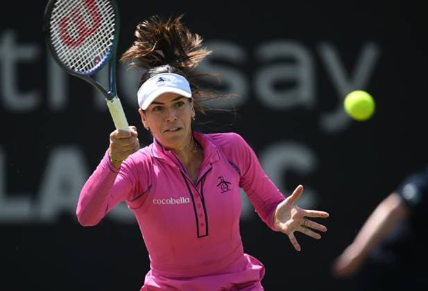 Ajla Tomljanovic of Australia in action during her second round match Rothesay Classic Birmingham, Day 3, Tennis, Edgbaston Priory Club, Birmingham, UK - 19 June 2024  Copyright: xAnnaxGowthorpe Shutterstockx 14543326u