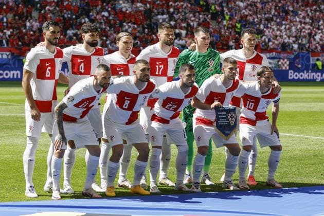 HAMBURG, Volkspark Stadium ,19-06-2024 , European Football Championship Euro2024, Group stage match no.15 between Croatia and Albania, Teamphoto of Croatia Croatia - Albania (Euro2024)  x25531754x Copyright: