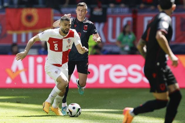 HAMBURG, Volkspark Stadium ,19-06-2024 , European Football Championship Euro2024, Group stage match no.15 between Croatia and Albania, Croatia player Mateo Kovacic Croatia - Albania (Euro2024)  x25531811x Copyright: