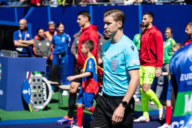 UEFA EURO 2024 Albania Croatia 19 06 2024 Francois Letexier France, referee UEFA EURO 2024 Albania Croatia Volksparkstadion, Hamburg 19 06 2024 Copyright: xBEAUTIFULxSPORTS Buriakovx