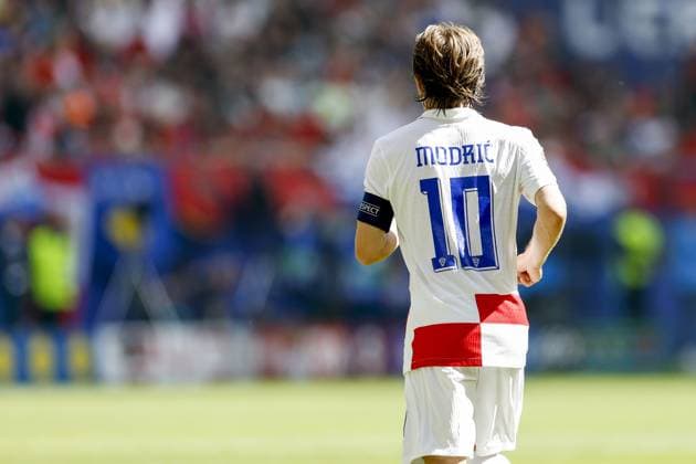 HAMBURG, Volkspark Stadium ,19-06-2024 , European Football Championship Euro2024, Group stage match no.15 between Croatia and Albania, Croatia player Luka Modric Croatia - Albania (Euro2024)  x25532480x Copyright: