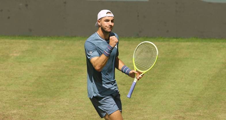 photo Jan Lennard STRUFF GER Tennis Tournament Terra Wortmann Cup at Gerry Weber Sportpark OWL Arena in Halle Westfalen Wed 19 06 2024