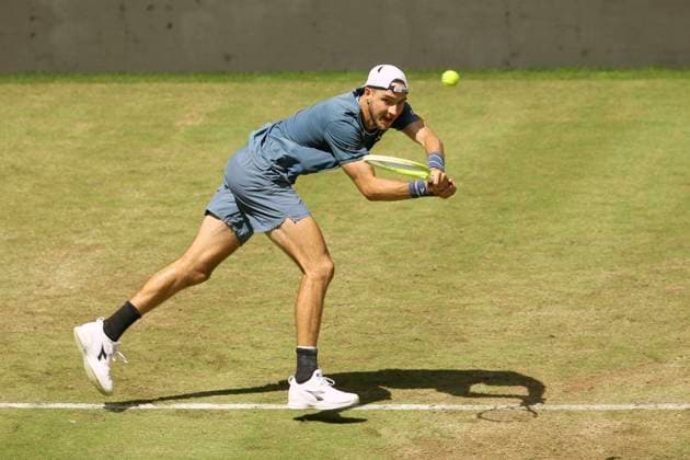 photo Jan Lennard STRUFF GER Tennis Tournament Terra Wortmann Cup at Gerry Weber Sportpark OWL Arena in Halle Westfalen Wed 19 06 2024