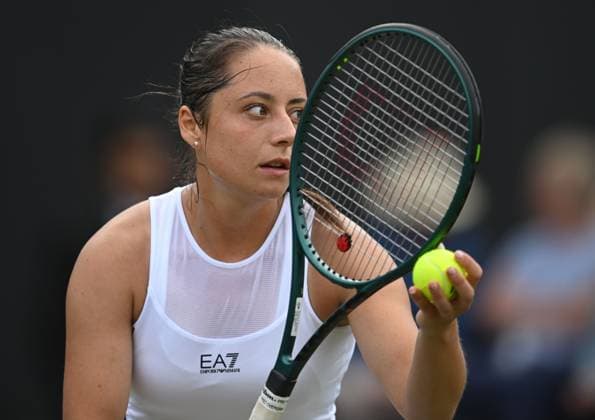 Elisabetta Cocciaretto of Italy in action during her second round match Rothesay Classic Birmingham, Day 3, Tennis, Edgbaston Priory Club, Birmingham, UK - 19 June 2024  Copyright: xAnnaxGowthorpe Shutterstockx 14543326ag