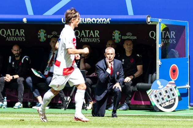 UEFA EURO 2024 Spain Croatia 15 06 2024 Sylvinho Albania, Head Coach UEFA EURO 2024 Croatia Albania Volksparkstadion, Hamburg 15 06 2024 Copyright: xBEAUTIFULxSPORTS Buriakovx