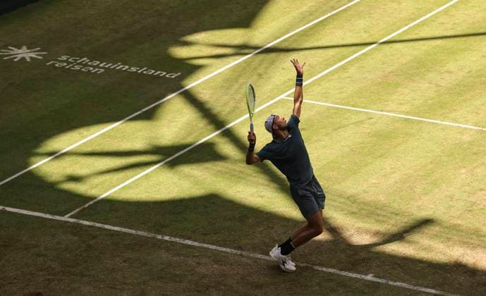 photo Jan Lennard STRUFF GER Tennis Tournament Terra Wortmann Cup at Gerry Weber Sportpark OWL Arena in Halle Westfalen Wed 19 06 2024