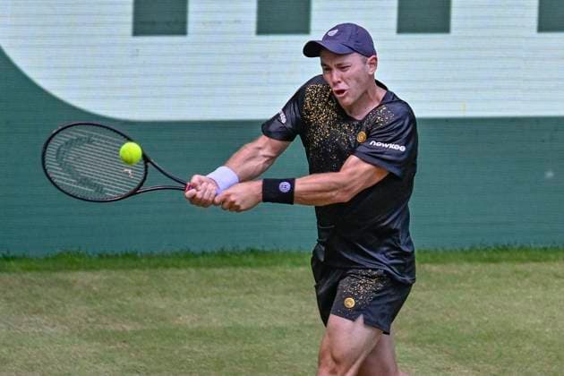 Dominik Koepfer GER 19 06 2024 Tennis Terra Wortmann Open, ATP World Tour 500, , OWL ARENA, Halle Westfalen , NRW Germany Copyright: xpepphotox xPeterxEppingerx pep00321, pep_20240619_hm