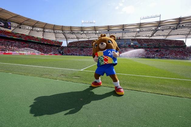 Stuttgart, Arena Stuttgart Wednesday, June 19, 2024 UEFA EURO 2024 Germany, Group A stage Matchday 2 Group A Germany Hungary, Euro2024 Mascot Albärt Copyright: JoaquimxFerreira