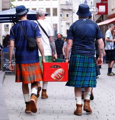 Scotland v Switzerland UEFA EURO, EM, Europameisterschaft,Fussball 2024 Group A The Scotland fans ahead of the UEFA Euro 2024 Group A match between Scotland and Switzerland at RheinEnergieStadion, Cologne Copyright: xPaulxChestertonx FIL-20271-0020 UK Newspapers OUT
