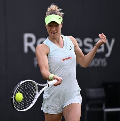 Viktorija Golubic of Switzerland in action during her second round match Rothesay Classic Birmingham, Day 3, Tennis, Edgbaston Priory Club, Birmingham, UK - 19 June 2024  Copyright: xAnnaxGowthorpe Shutterstockx 14543326ap