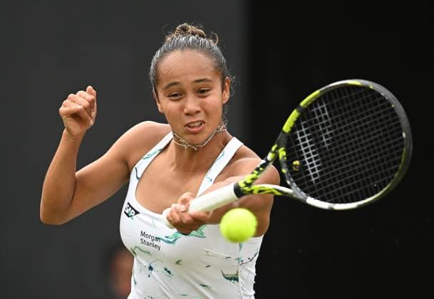 Leylah Fernandez of Canada in action during her second round match Rothesay Classic Birmingham, Day 3, Tennis, Edgbaston Priory Club, Birmingham, UK - 19 June 2024  Copyright: xAnnaxGowthorpe Shutterstockx 14543326bf
