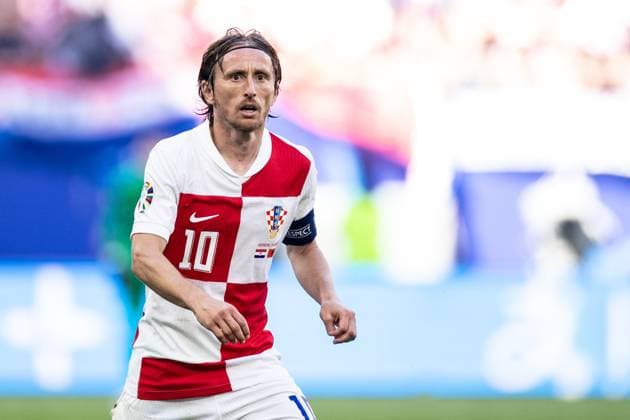 UEFA EURO 2024 Albania Croatia 19 06 2024 Luca Modric Croatia, 10 UEFA EURO 2024 Albania Croatia Volksparkstadion, Hamburg 19 06 2024 Copyright: xBEAUTIFULxSPORTS Buriakovx