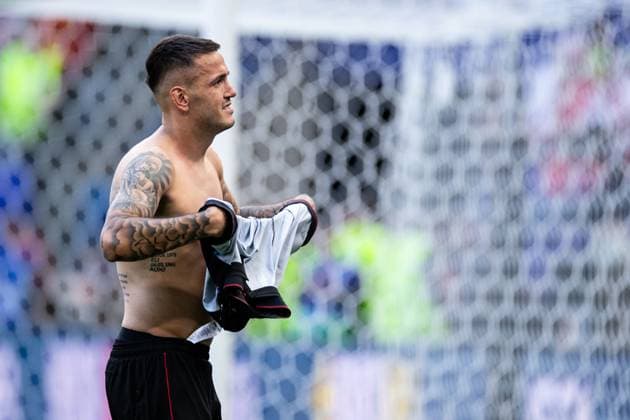UEFA EURO 2024 Albania Croatia 19 06 2024 Rey Manaj Albania, 7 UEFA EURO 2024 Albania Croatia Volksparkstadion, Hamburg 19 06 2024 Copyright: xBEAUTIFULxSPORTS Buriakovx
