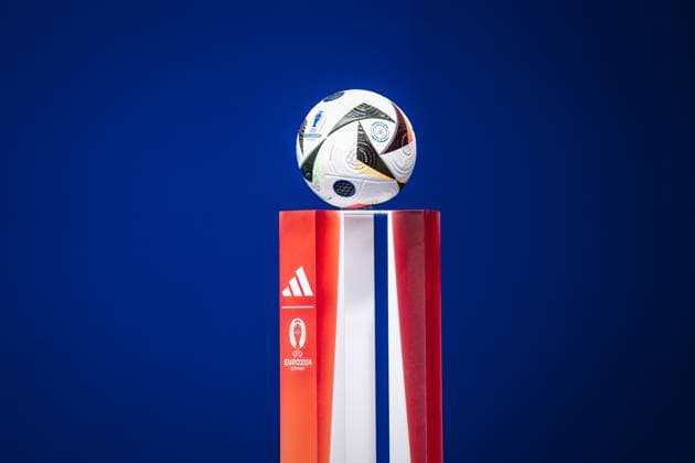 Soccer Men UEFA European Football Championship 2024 Group B Croatia vs Albania 19 06 2024 Symbolic photo of the EM Ball by Adidas Hamburg Volksparkstadion Hamburg Germany