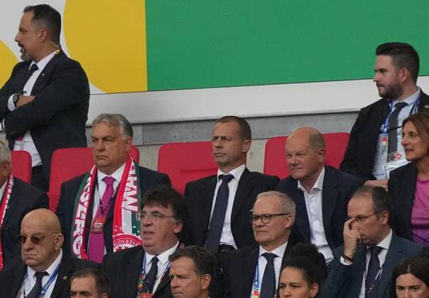 EURO 2024, Germany - Hungary, Prominent guests in the stands