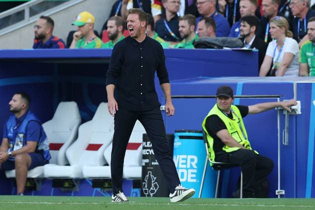 Soccer UEFA EURO 2024 group stage 2 matchday Germany Hungary on 19 06 2024 at the Stuttgart Arena in Stuttgart Julian Nagelsmann national coach xMSx