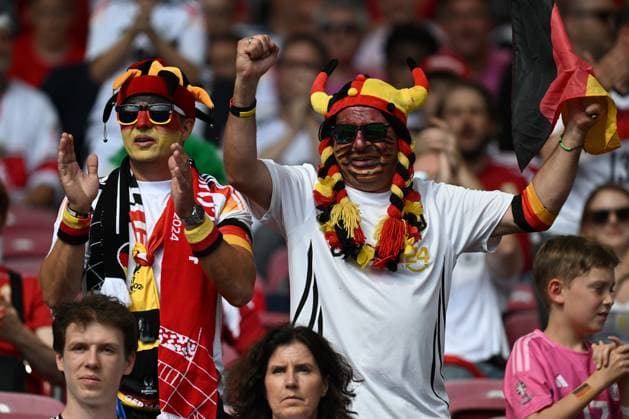 Db Stoccarda (Germania) 19 06 2024 - Euro 2024 Germania-Ungheria foto Daniele Buffa Image nella foto: tifosi Germania 