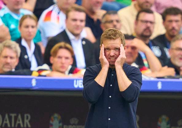 Sport Bilder des Tages DFB headcoach Julian Nagelsmann , Bundestrainer, Nationaltrainer, in the group stage match GERMANY - HUNGARY of the UEFA European Championships 2024 on Jun 19, 2024 in Stuttgart, Germany.