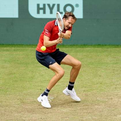 photo No. 3 seed Daniil MEDVEDEV loses in 3 sets against Zhizhen ZHANG CHN Tennis Tournament Terra Wortmann Cup at Gerry Weber Sportpark OWL Arena in Halle Westfalen Wed 19 06 2024