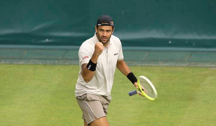 photo Matteo BERRETTINI ITA Tennis Tournament Terra Wortmann Cup at Gerry Weber Sportpark OWL Arena in Halle Westfalen Wed 19 06 2024