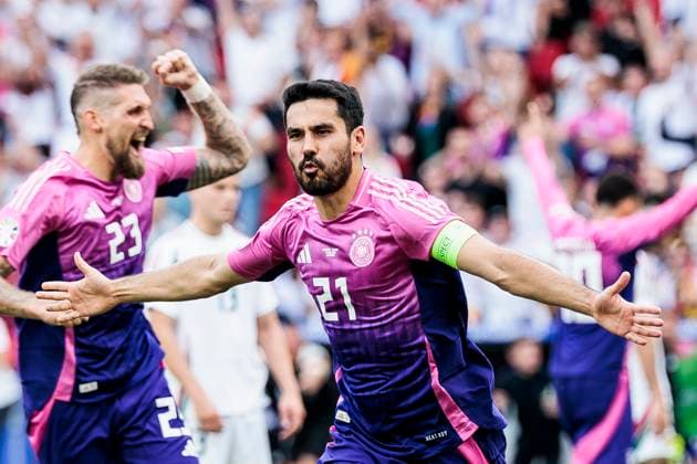 UEFA EURO 2024 Germany Hungary 19 06 2024 Ilkay Gündogan Germany, 21 celebrates after his goal UEFA EURO 2024 Germany Hungary Stuttgart Arena, Stuttgart on 19 06 2024 Copyright: xBEAUTIFULxSPORTS Wunderlx