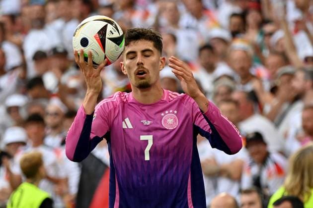 19 06 2024, xjrdrx, Football EM 2024, Germany Hungary emspor, v l Kai Havertz Deutsche Fussball Nationalmannschaft DFB DFL DFB REGULATIONS PROHIBIT ANY USE OF PHOTOGRAPHS as IMAGE SEQUENCES and or QUASI VIDEO Stuttgart