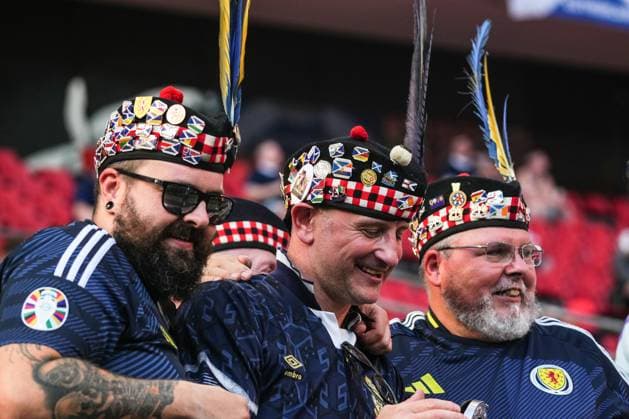 GER: Scotland v Switzerland. UEFA EURO, EM, Europameisterschaft,Fussball 2024 Scotland fans during the UEFA Euro 2024 match between Scotland and Switzerland, Group A, date 2, played at Rhein Energie Stadium on June 19, 2024 in Koln, Germany. kpng Copyright: xSergioxRuizx xPRESSINPHOTOx PS_240618_ESC_SUI_007