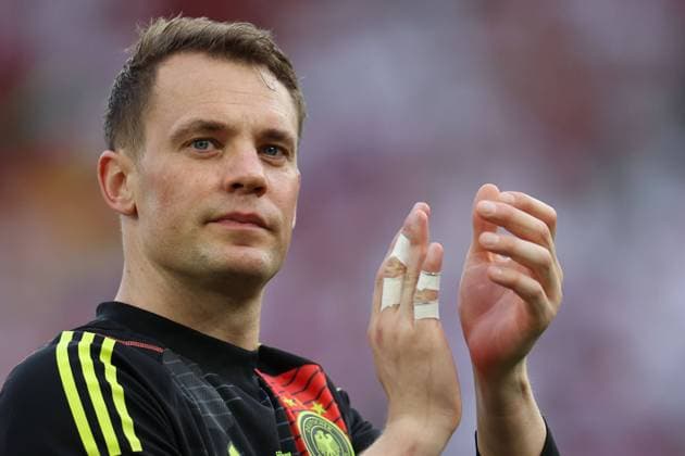 Stuttgart, Arena Stuttgart Wednesday, June 19, 2024 UEFA EURO 2024 Germany, Group A stage Matchday 2 Group A Germany Hungary, goalkeeper, goalkeeper Manuel Neuer Germany thanks the fans, thanks, thanks team after the match, after the match thanks the fans, applauds the fans Copyright: JoaquimxFerreira