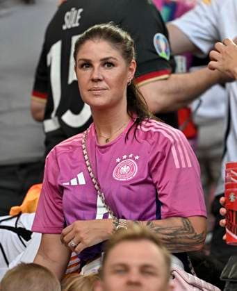 19 06 2024, Football UEFA EURO 2024, preliminary round, match day 2, Germany Hungary, in the Stuttgart Arena Wife Lina Kimmich Germany the wife of Joshua Kimmich