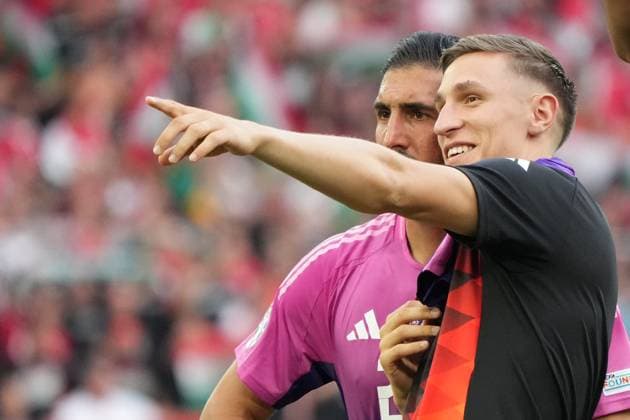 Nico Schlotterbeck Germany Germany, 15 with Emre Can Germany Germany, 25 Stuttgart 19 06 2024 Germany vs Hungary, EURO2024, Group A, M14, EM Arena Stuttgart