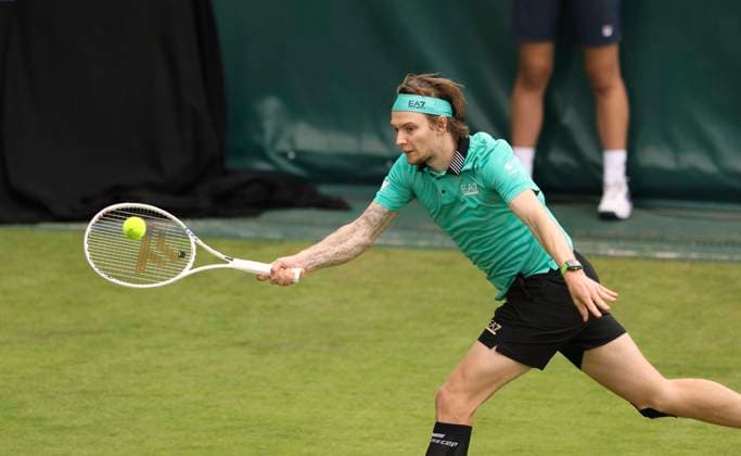 photo Alexander BUBLIK KAZ Tennis Tournament Terra Wortmann Cup at Gerry Weber Sportpark OWL Arena in Halle Westfalen Wed 19 06 2024