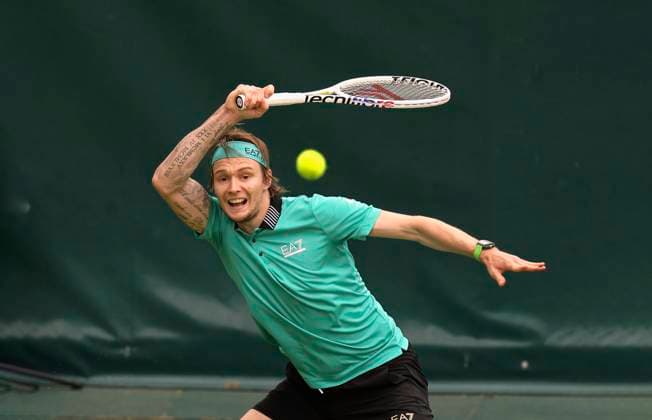photo Alexander BUBLIK KAZ Tennis Tournament Terra Wortmann Cup at Gerry Weber Sportpark OWL Arena in Halle Westfalen Wed 19 06 2024