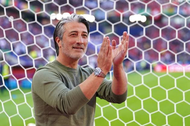 2024-06-19 Scotland v Switzerland - Group A - UEFA EURO, EM, Europameisterschaft,Fussball 2024 COLOGNE, GERMANY - JUNE 19: Coach Murat Yakin of Switzerland during the Group A - UEFA EURO 2024 match between Scotland and Switzerland at Cologne Stadium on June 19, 2024 in Cologne, Germany. (Photo by Joris Verwijst BSR Agency) Cologne Germany Content not available for redistribution in The Netherlands directly or indirectly through any third parties. Copyright: xBSRxAgencyx