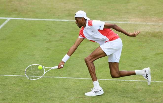 photo Christopher EUBANKS USA defeats Bublik in the 2nd round Tennis Tournament Terra Wortmann Cup at Gerry Weber Sportpark OWL Arena in Halle Westfalen Wed 19 06 2024