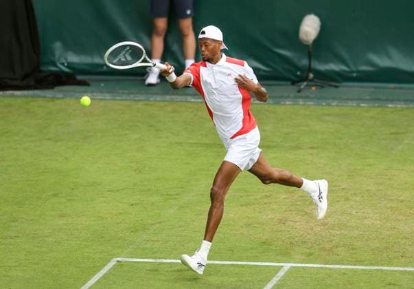 photo Christopher EUBANKS USA defeats Bublik in the 2nd round Tennis Tournament Terra Wortmann Cup at Gerry Weber Sportpark OWL Arena in Halle Westfalen Wed 19 06 2024