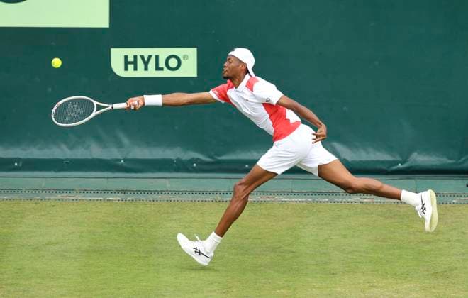 photo Christopher EUBANKS USA defeats Bublik in the 2nd round Tennis Tournament Terra Wortmann Cup at Gerry Weber Sportpark OWL Arena in Halle Westfalen Wed 19 06 2024