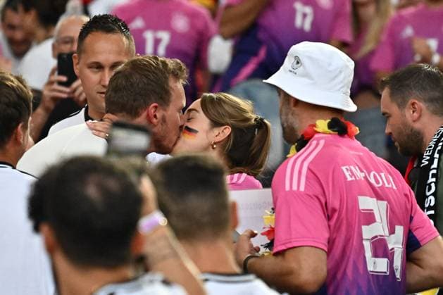 19 06 2024, xscotx, European Football Championship 2024, Germany Hungary, emspor, f l Julian Nagelsmann Germany, coach and Lena Wurzenberger Stuttgart