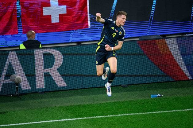 Sport Bilder des Tages DORTMUND, GERMANY - 19 JUNE, 2024: Scott McTominay The football match of EURO 2024 Scotland vs. Switzerland at Signal Iduna Park  Copyright: xVITALIIxKLIUIEVx