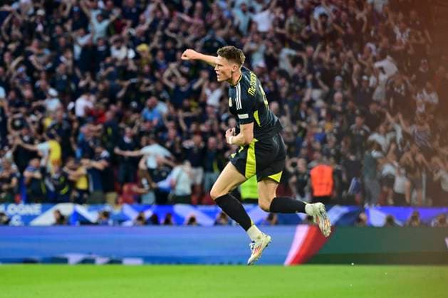 Goal celebration for 1 0 by Scott McTominay 4 Scotland , Scotland vs Switzerland, Football, UEFA Euro 2024, Group stage, Matchday 2, 19 06 2024 Cologne North Rhine-Westphalia Germany Copyright: xkolbert-press MarcxNiemeyerx
