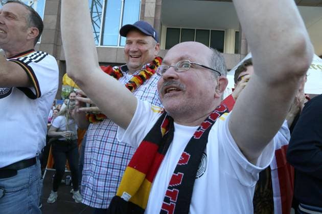 19 06 2024 Dortmund, Fanzone Friedensplatz, broadcast UEFA EURO2024 group match Germany vs. Hungary, final score 2 0