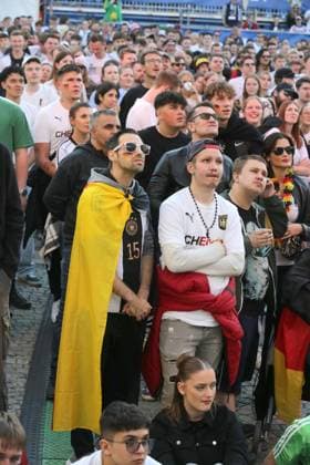 19 06 2024 Dortmund, Fanzone Friedensplatz, broadcast UEFA EURO2024 group match Germany vs. Hungary, final score 2 0