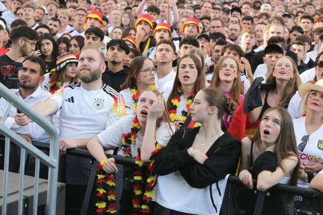 19 06 2024 Dortmund, Fanzone Friedensplatz, broadcast UEFA EURO2024 group match Germany vs. Hungary, final score 2 0